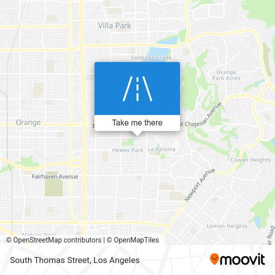 Mapa de South Thomas Street
