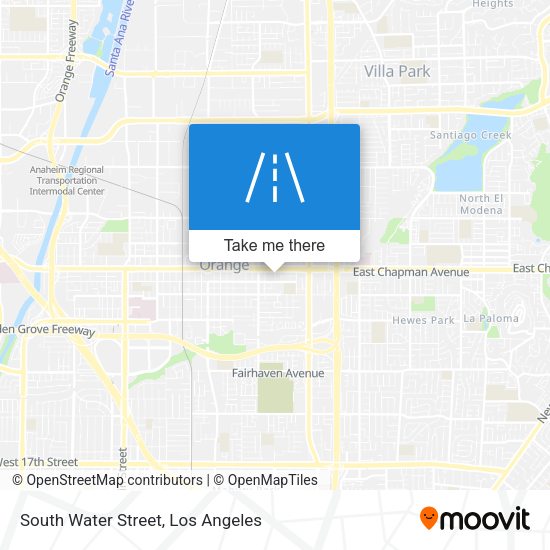 Mapa de South Water Street