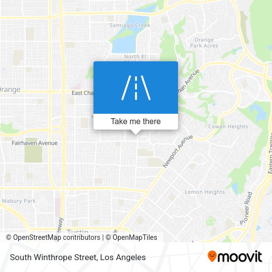 South Winthrope Street map