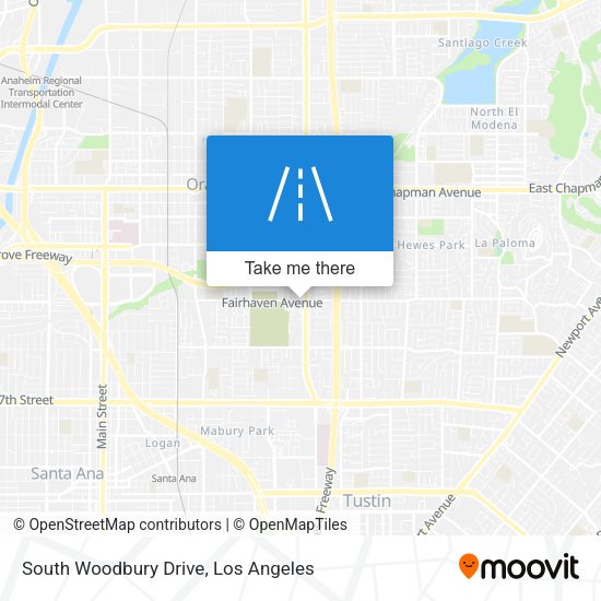 South Woodbury Drive map