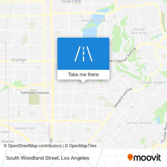 South Woodland Street map