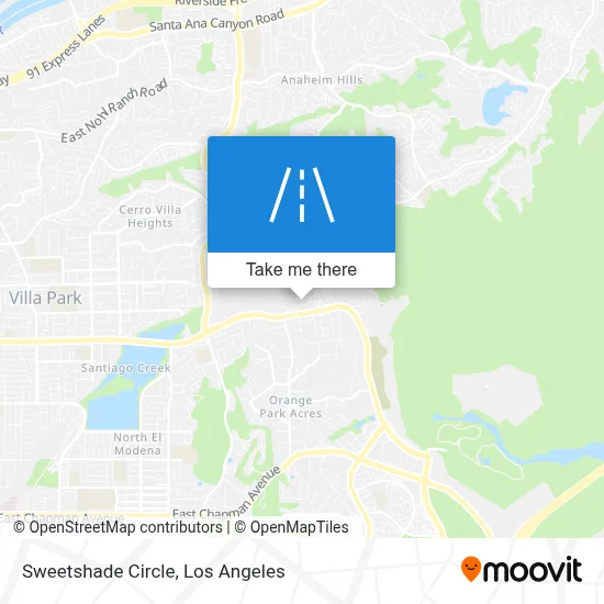 Sweetshade Circle map
