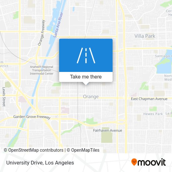 University Drive map