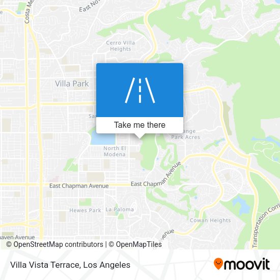 Villa Vista Terrace map