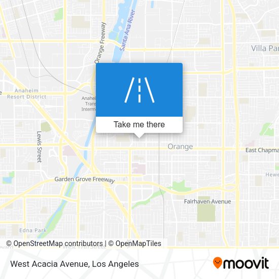West Acacia Avenue map