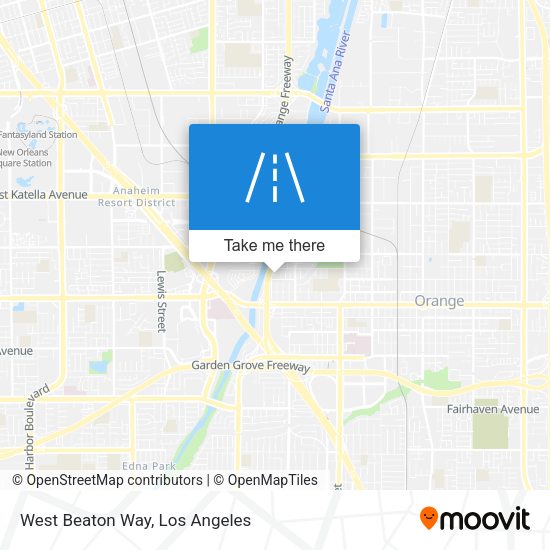 West Beaton Way map