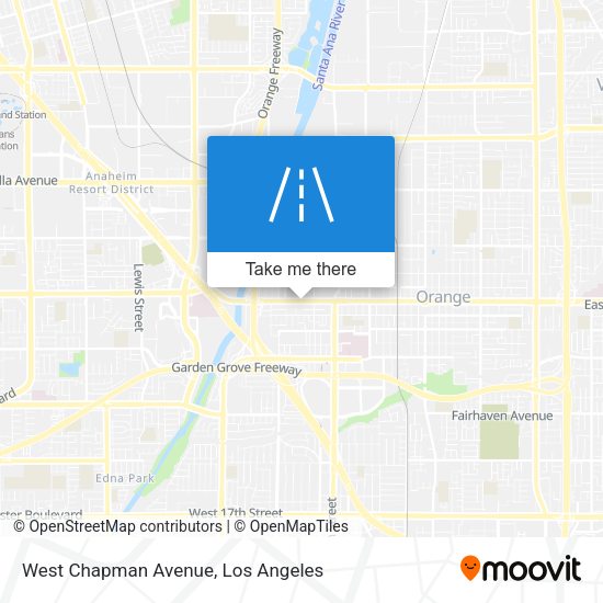Mapa de West Chapman Avenue