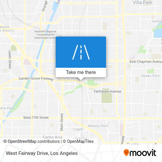 Mapa de West Fairway Drive