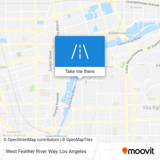 Mapa de West Feather River Way