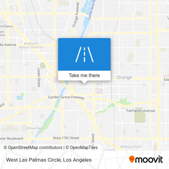 West Las Palmas Circle map