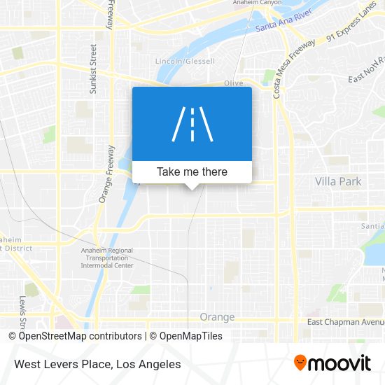 Mapa de West Levers Place
