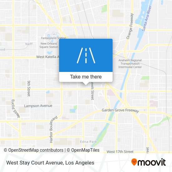 West Stay Court Avenue map