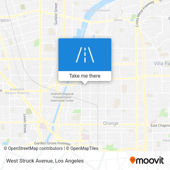 Mapa de West Struck Avenue