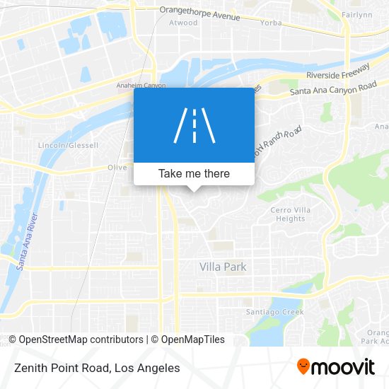 Zenith Point Road map