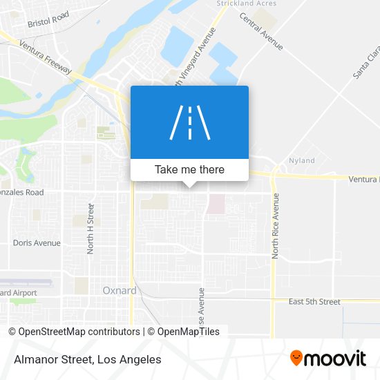 Mapa de Almanor Street