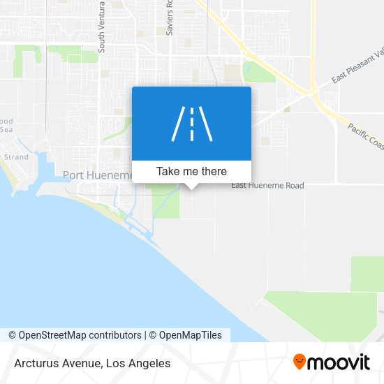 Mapa de Arcturus Avenue