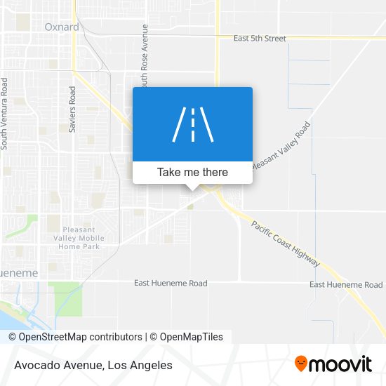 Mapa de Avocado Avenue