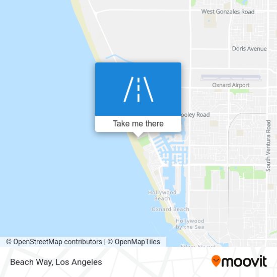 Mapa de Beach Way