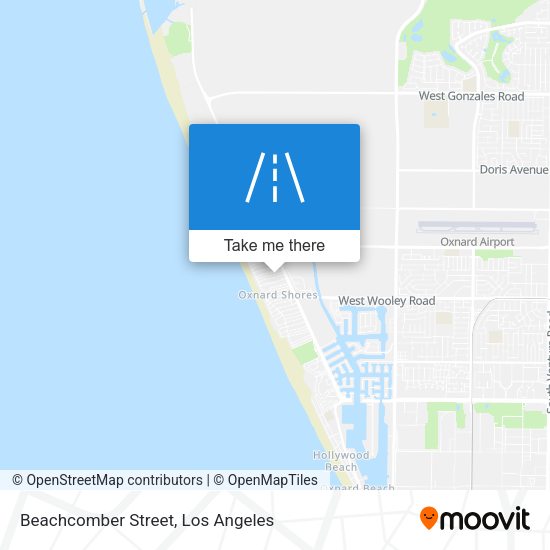 Beachcomber Street map