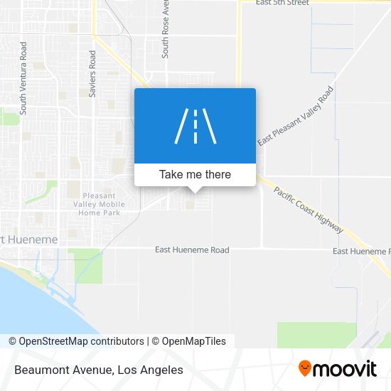 Beaumont Avenue map