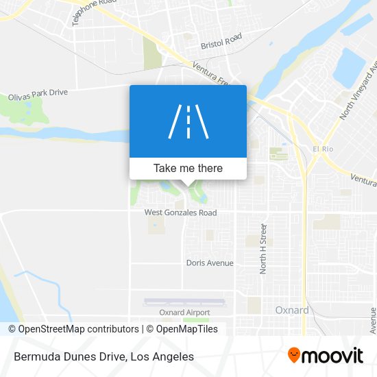 Bermuda Dunes Drive map