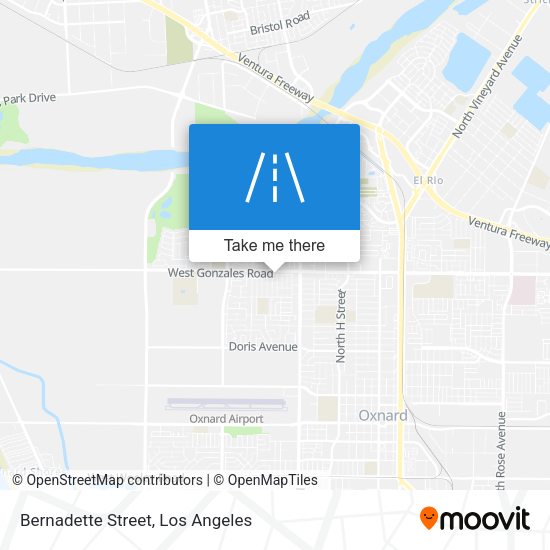 Bernadette Street map