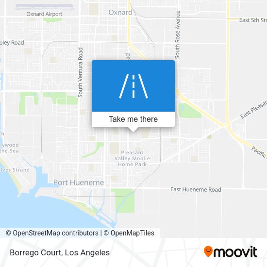 Mapa de Borrego Court
