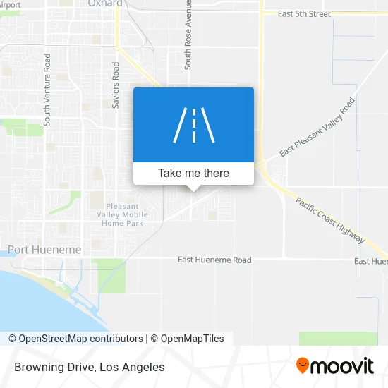 Browning Drive map