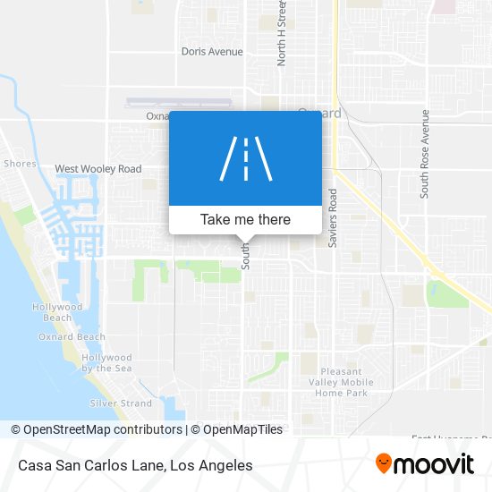 Casa San Carlos Lane map