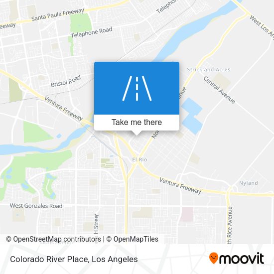 Colorado River Place map