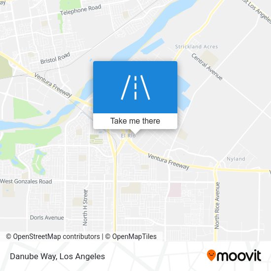 Danube Way map