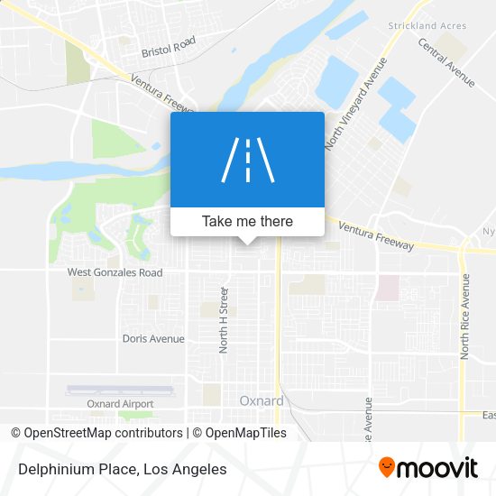 Delphinium Place map