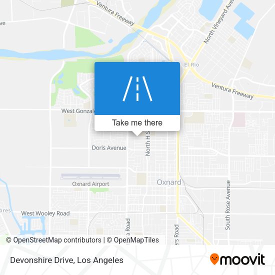 Devonshire Drive map