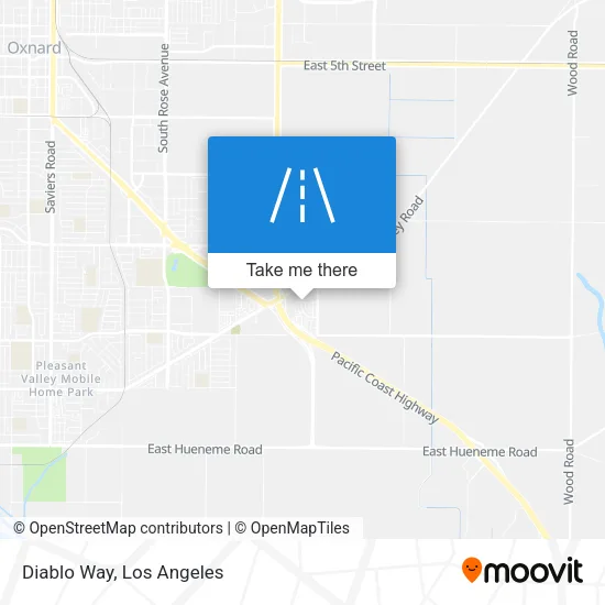 Diablo Way map