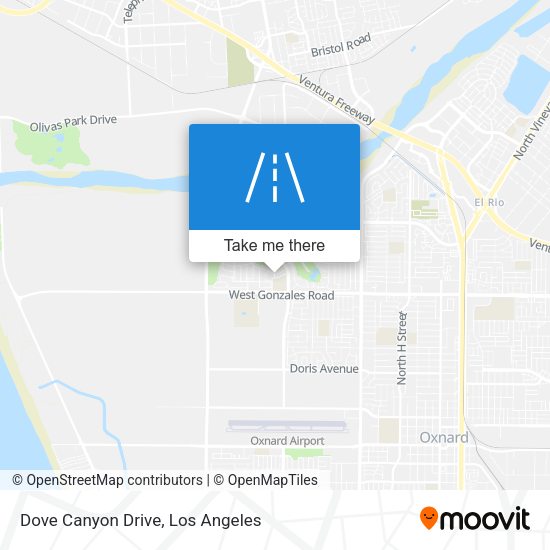 Mapa de Dove Canyon Drive