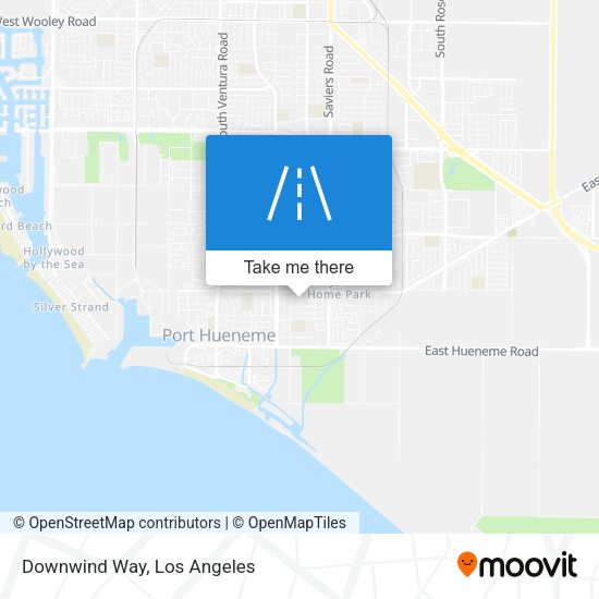 Downwind Way map