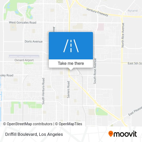 Mapa de Driffill Boulevard
