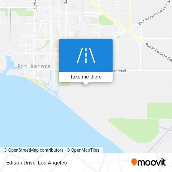 Edison Drive map
