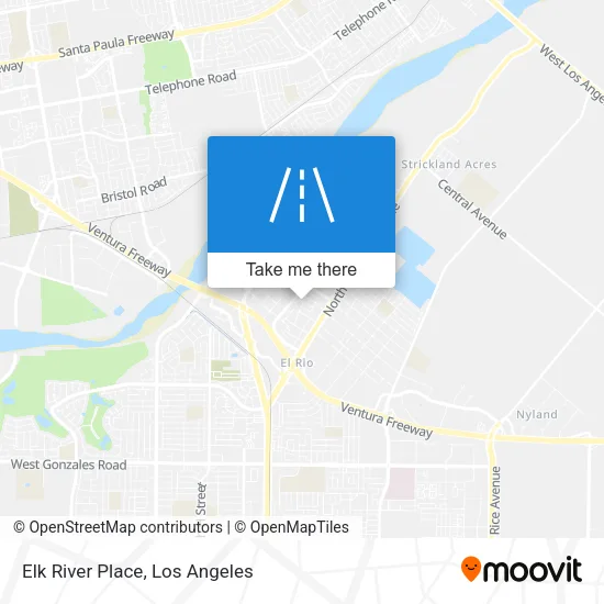 Elk River Place map