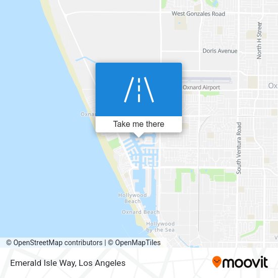 Emerald Isle Way map