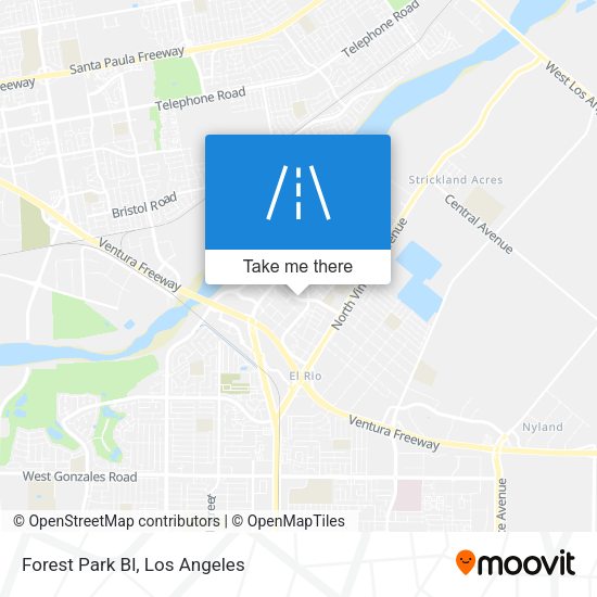 Mapa de Forest Park Bl