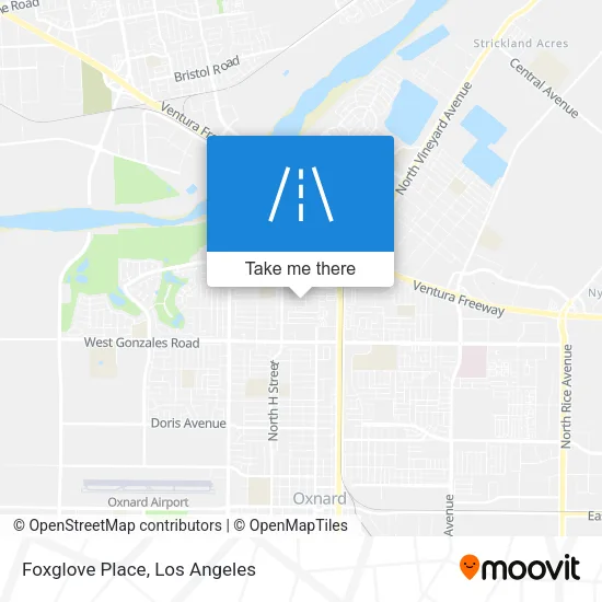 Foxglove Place map