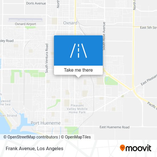 Mapa de Frank Avenue