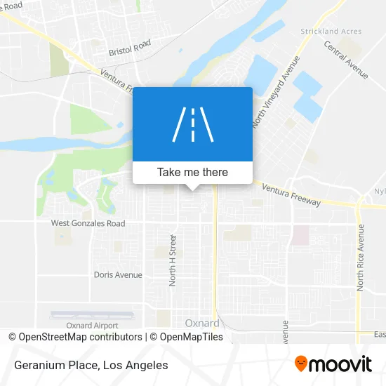 Geranium Place map