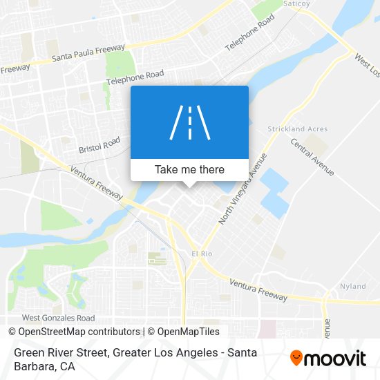 Green River Street map