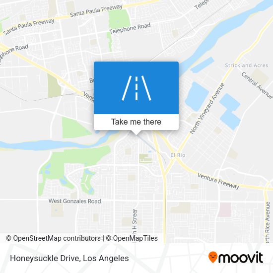 Honeysuckle Drive map