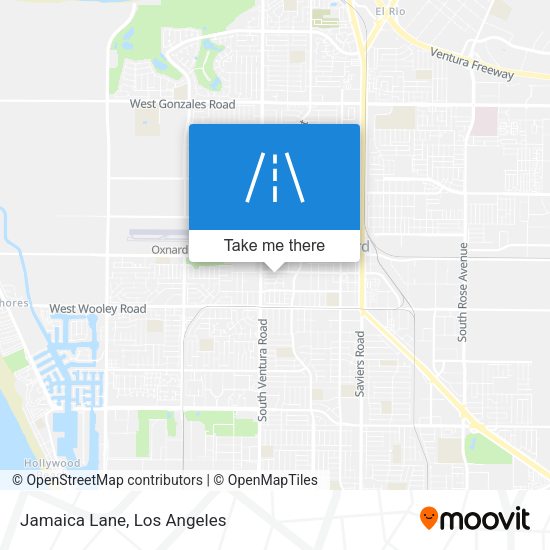 Jamaica Lane map