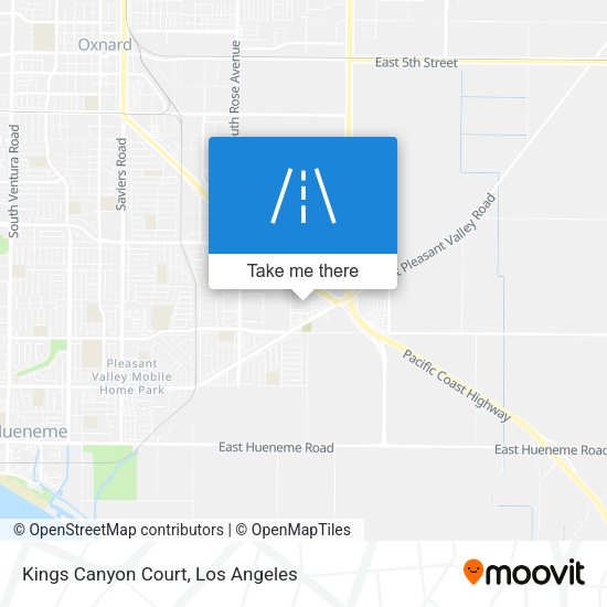 Kings Canyon Court map