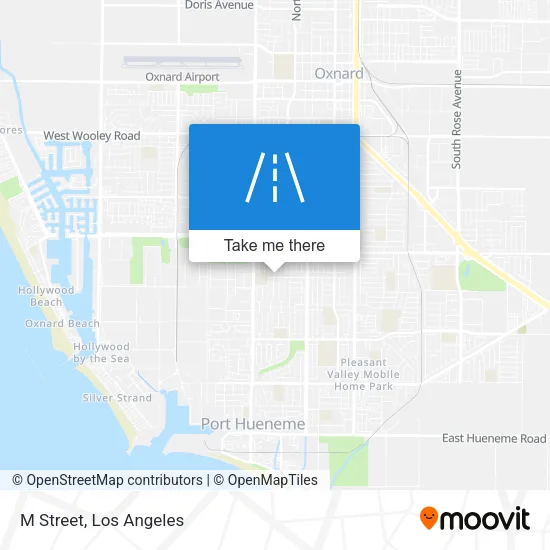 M Street map