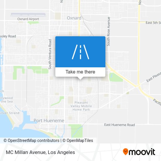 Mapa de MC Millan Avenue